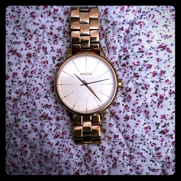 Rose Gold Nixon Kensington Watch - Picture 2 of 3